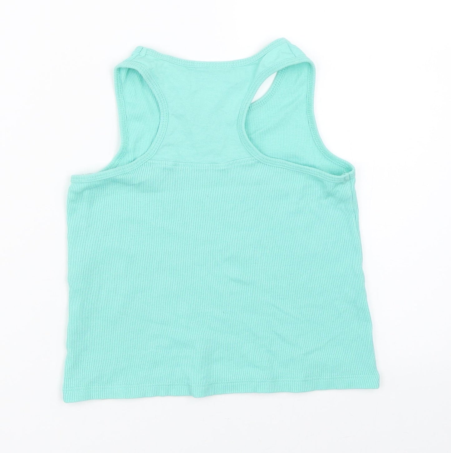 Matalan Girls Blue   Basic Tank Size 7 Years