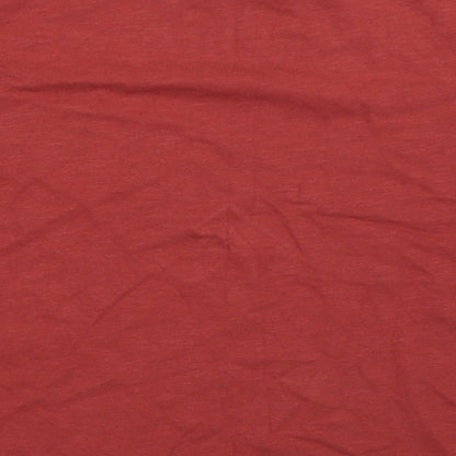 Zara Boys Orange   Basic T-Shirt Size 8 Years