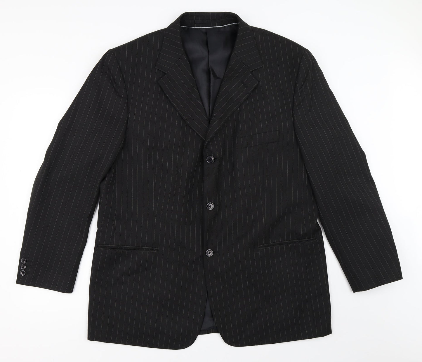 Mens UK Size 44 Taylor & Wright Regular Black Suit Jacket