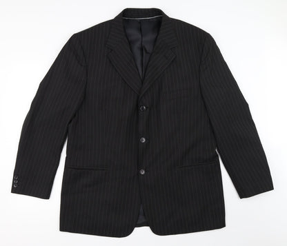 Mens UK Size 44 Taylor & Wright Regular Black Suit Jacket