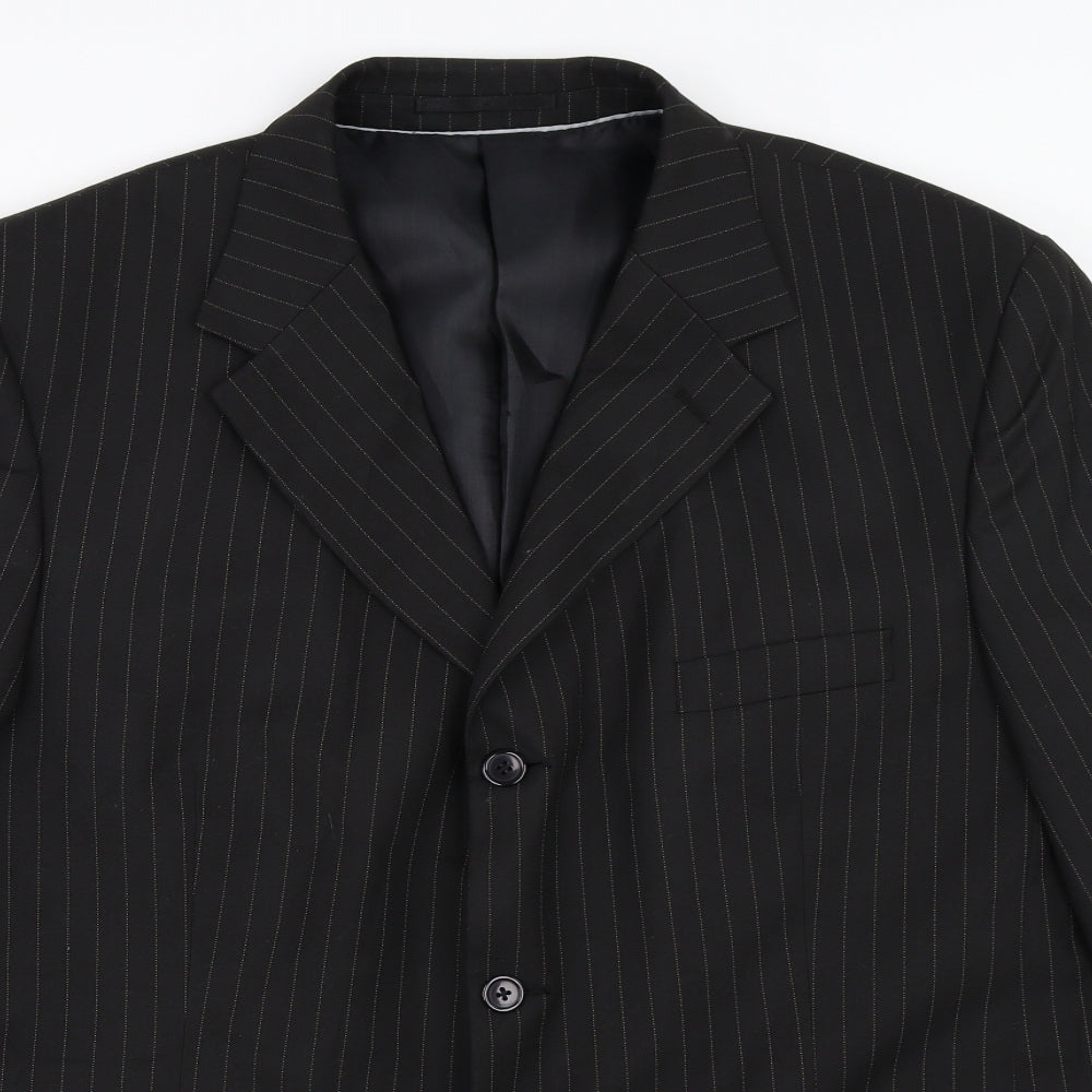 Mens UK Size 44 Taylor & Wright Regular Black Suit Jacket