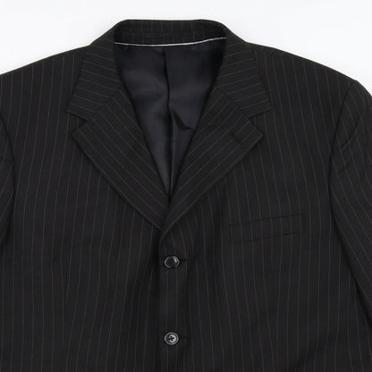 Mens UK Size 44 Taylor & Wright Regular Black Suit Jacket