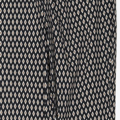 Womens UK Size 12 F&F Regular Fit Capri Black Trousers
