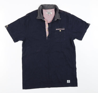 Second Skin Mens Blue    T-Shirt Size S