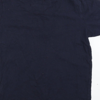 Second Skin Mens Blue    T-Shirt Size S