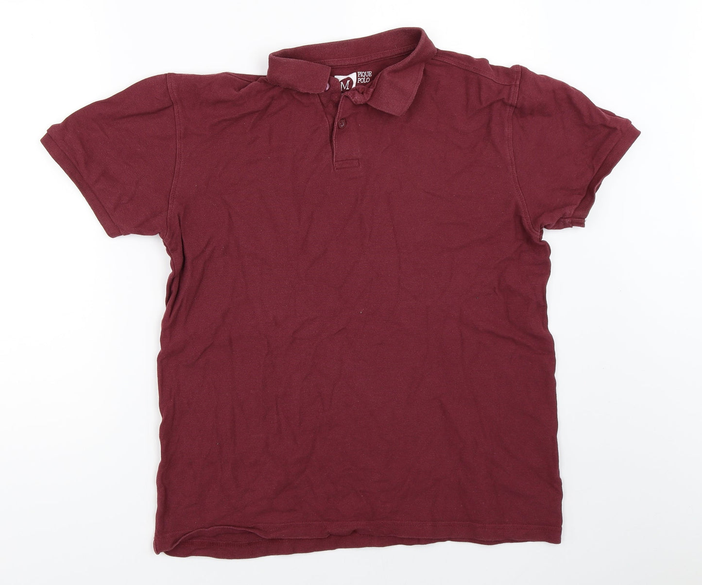 Cedar Wood State Mens Red    Polo Size M