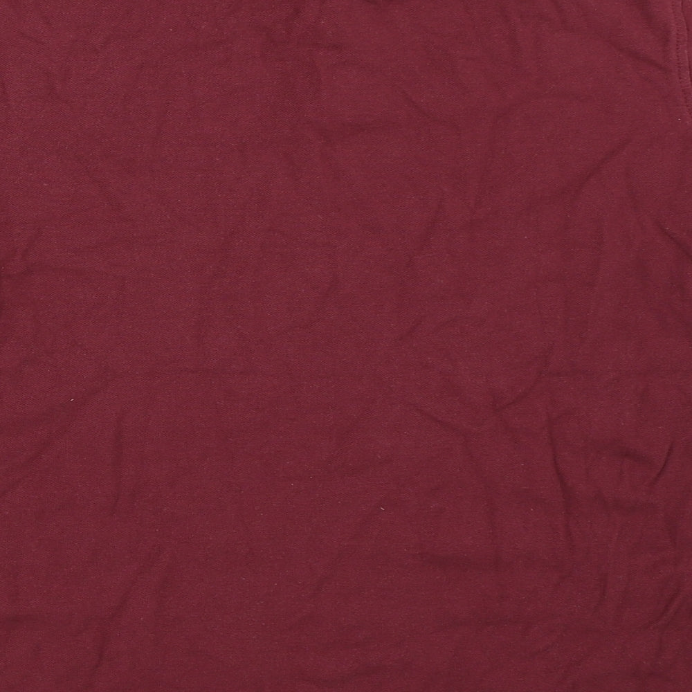 Cedar Wood State Mens Red    Polo Size M