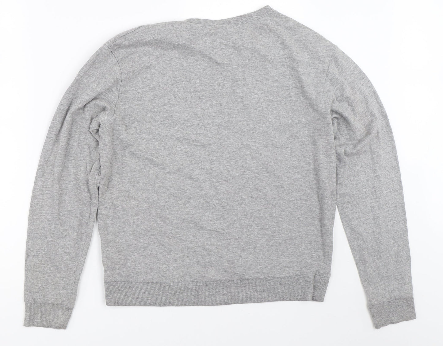 H&M Womens Grey   Pullover Sweatshirt Size M