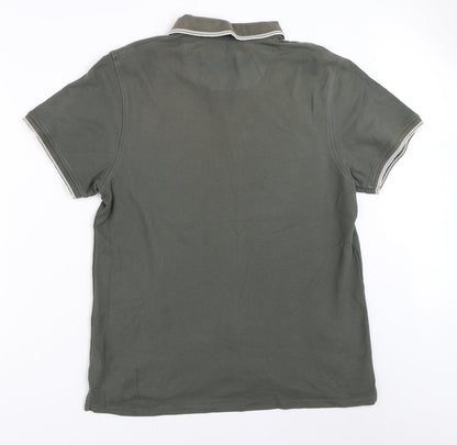 Red Herring Mens Green    Polo Size L