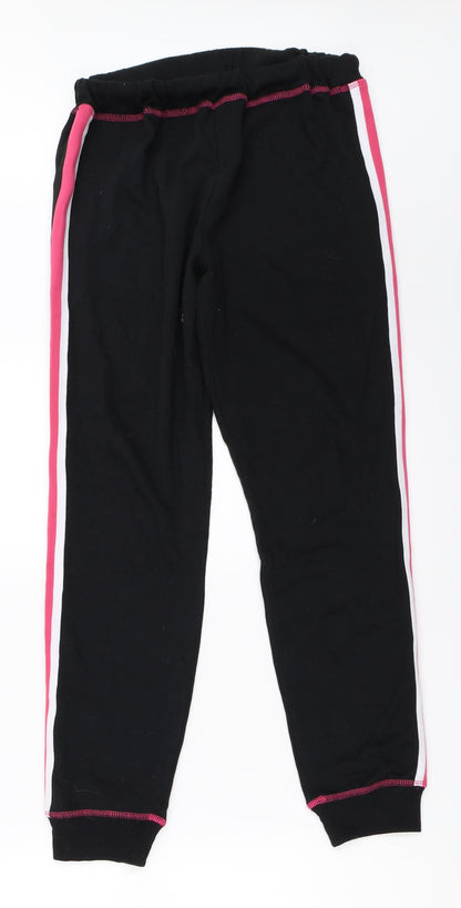 Studio Womens Black   Jogger Trousers Size 8 L27 in