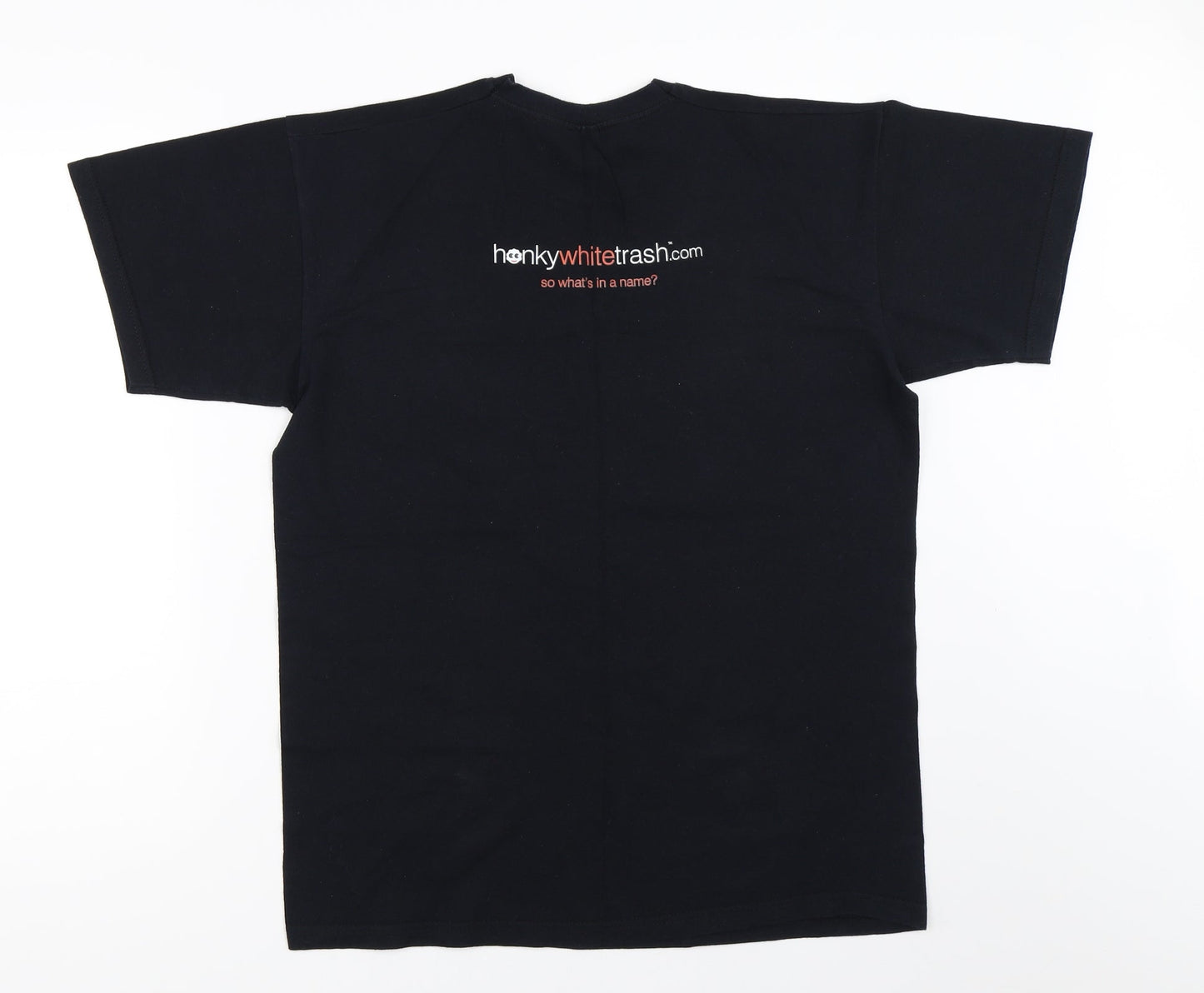 Mens UK Size M Fruit of the Loom Black  T-Shirt