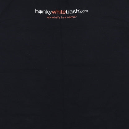 Mens UK Size M Fruit of the Loom Black  T-Shirt