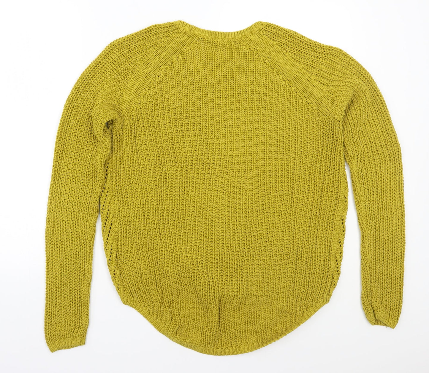 Womens UK Size M H&M Yellow Pullover Jumper