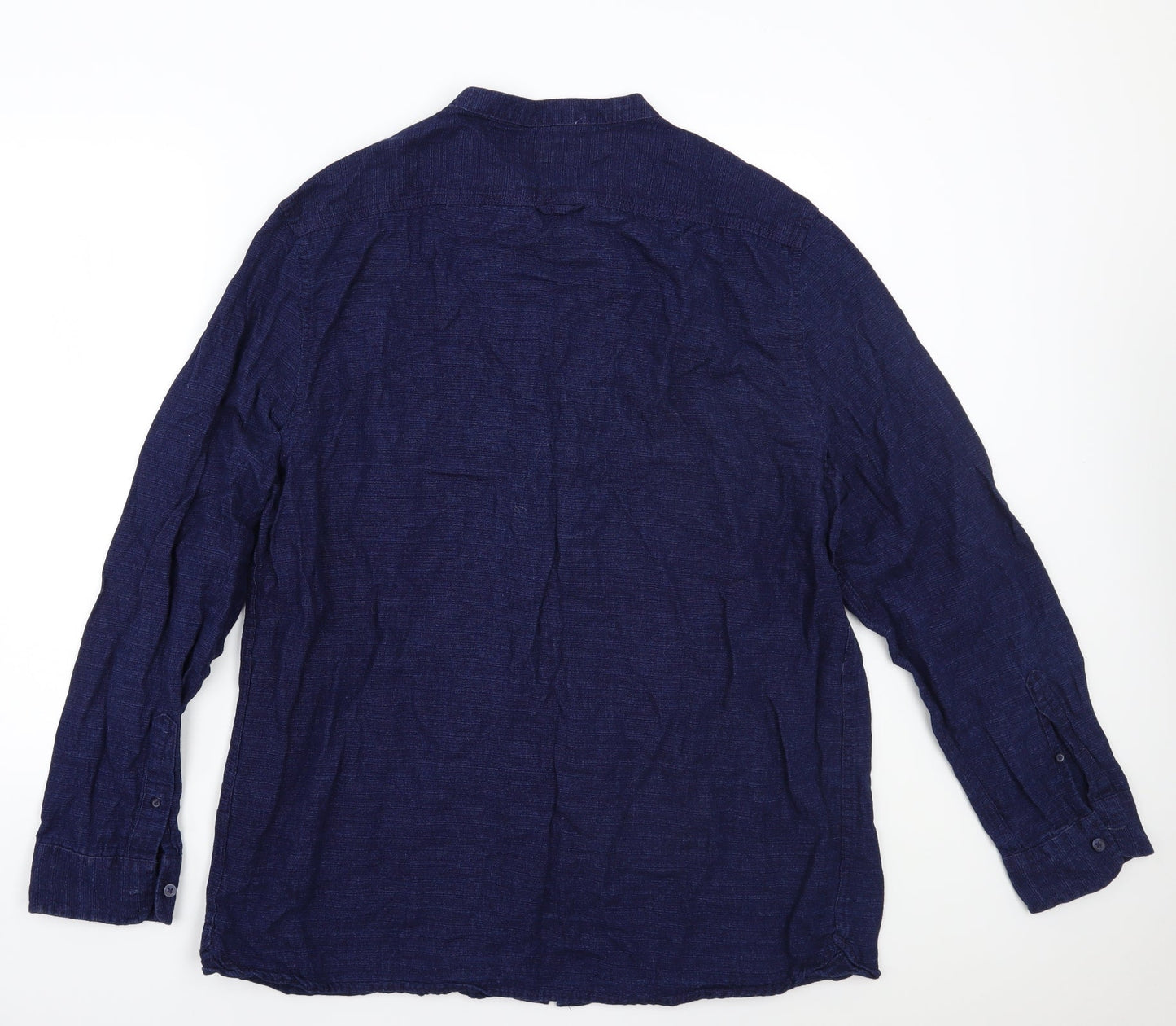 George Mens Blue    Button-Up Size XL