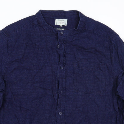 George Mens Blue    Button-Up Size XL