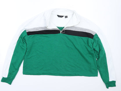 Primark Womens Green   Pullover Jumper Size 16