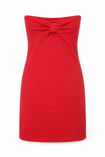 PRETTYLITTLETHING Womens Red  Rayon A-Line  Size 12