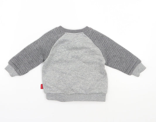 Disney Girls Grey   Pullover Jumper Size 6-9 Months