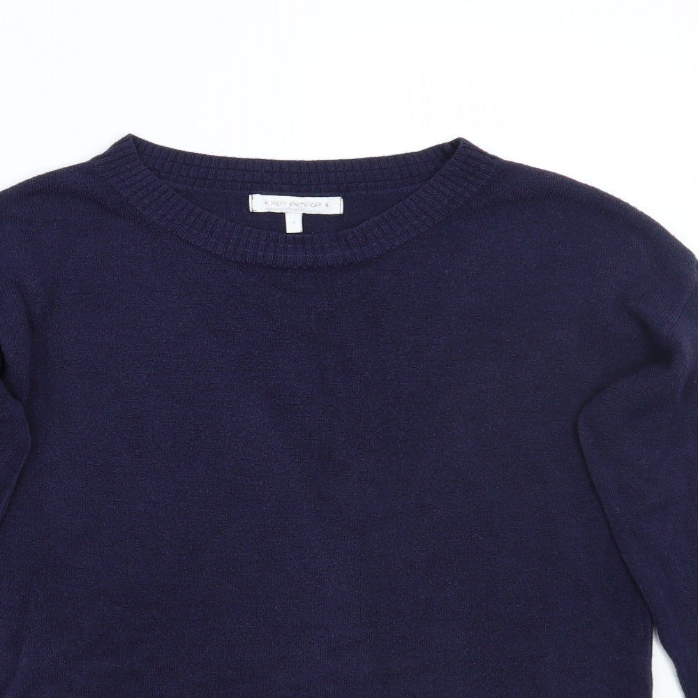 Womens UK Size S NEXT Blue Pullover Jumper