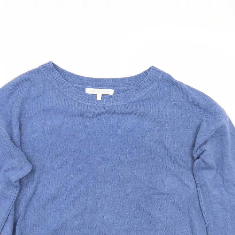 Womens UK Size S NEXT Blue Pullover Jumper