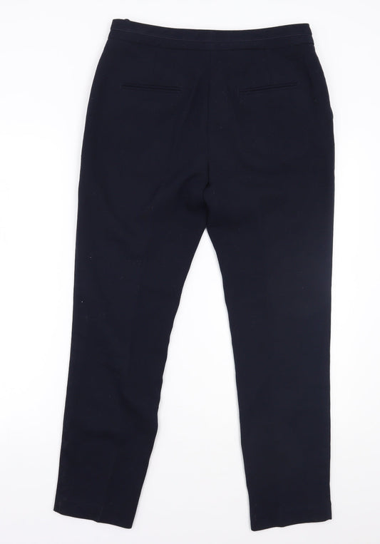 Womens UK Size 10 NEXT Regular Fit  Blue Trousers
