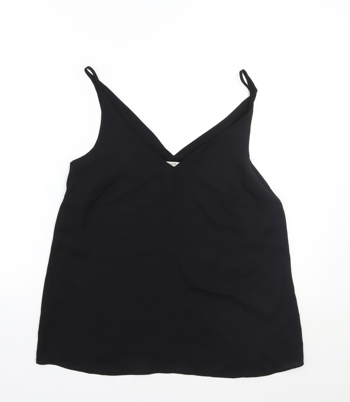 Papaya Womens Black   Basic Tank Size 10