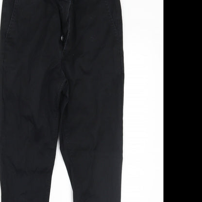 ASOS Mens Black   Straight Jeans Size 28 L24 in