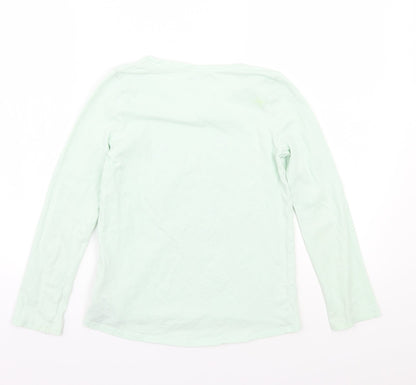 Blue Zoo Girls Green   Basic T-Shirt Size 12 Years