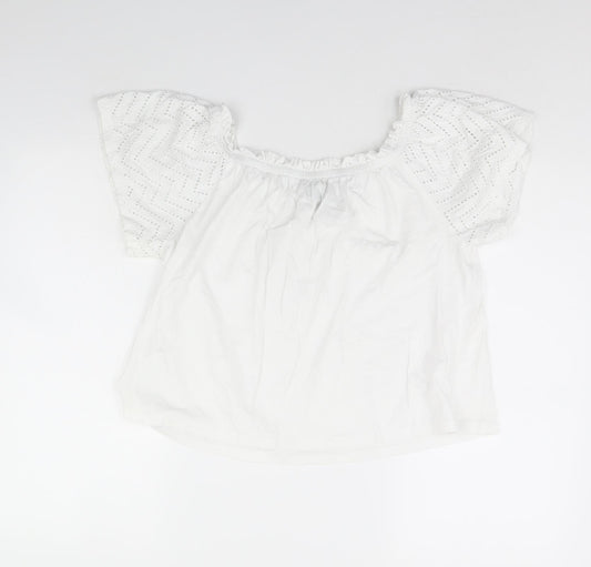 Primark Womens White   Basic Blouse Size L