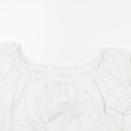 Primark Womens White   Basic Blouse Size L