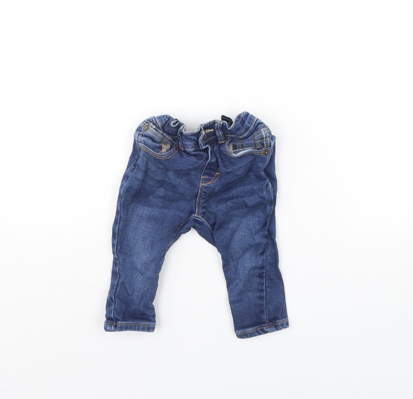 Zara Baby Blue  Denim Capri Trousers Size 3-6 Months
