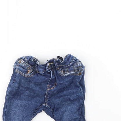 Zara Baby Blue  Denim Capri Trousers Size 3-6 Months
