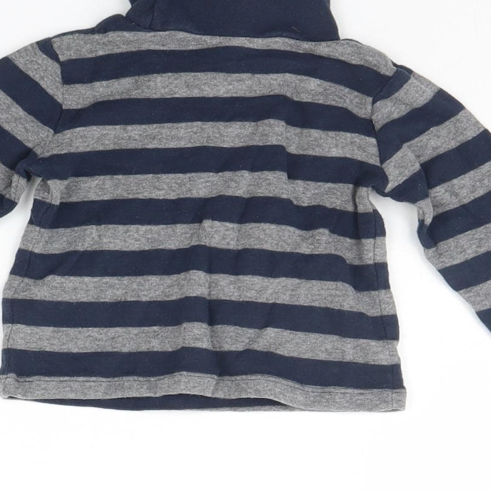Mini Rebel Baby Blue Striped  Pullover Jumper Size 9-12 Months