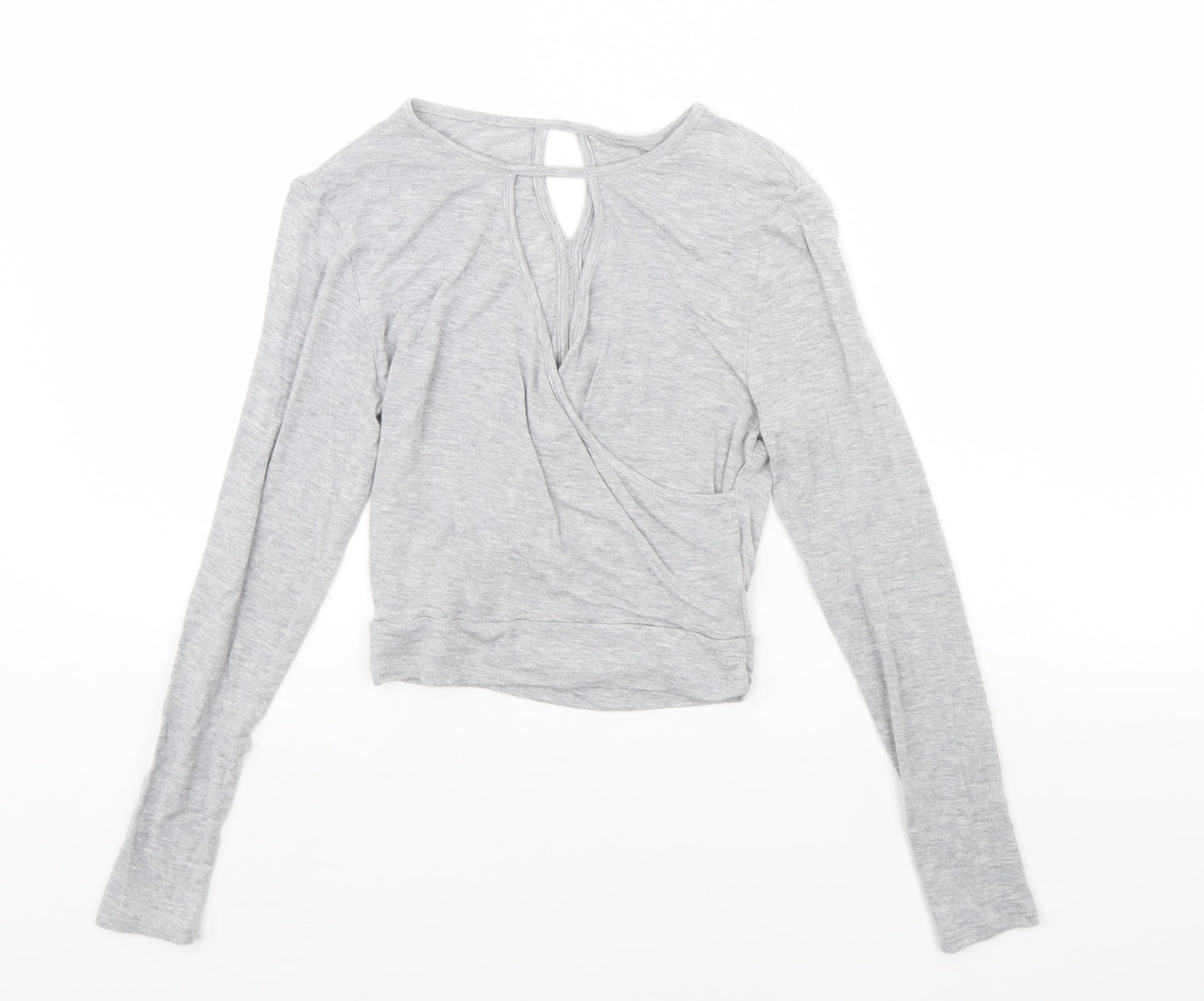 Womens UK Size S NEXT Grey Basic Blouse