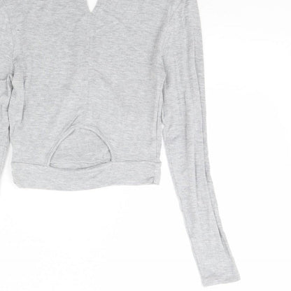 Womens UK Size S NEXT Grey Basic Blouse
