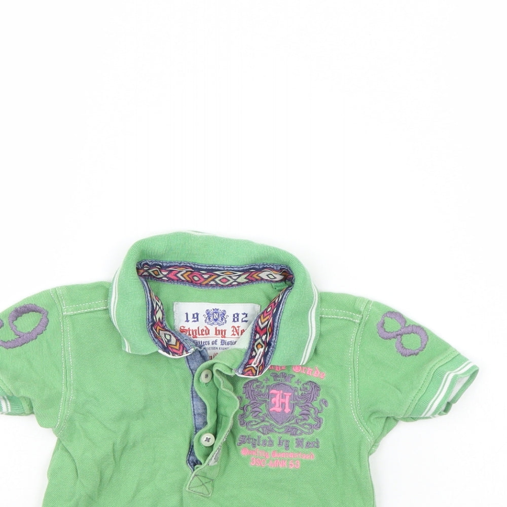 NEXT Baby Green   Basic Polo Size 12 Months