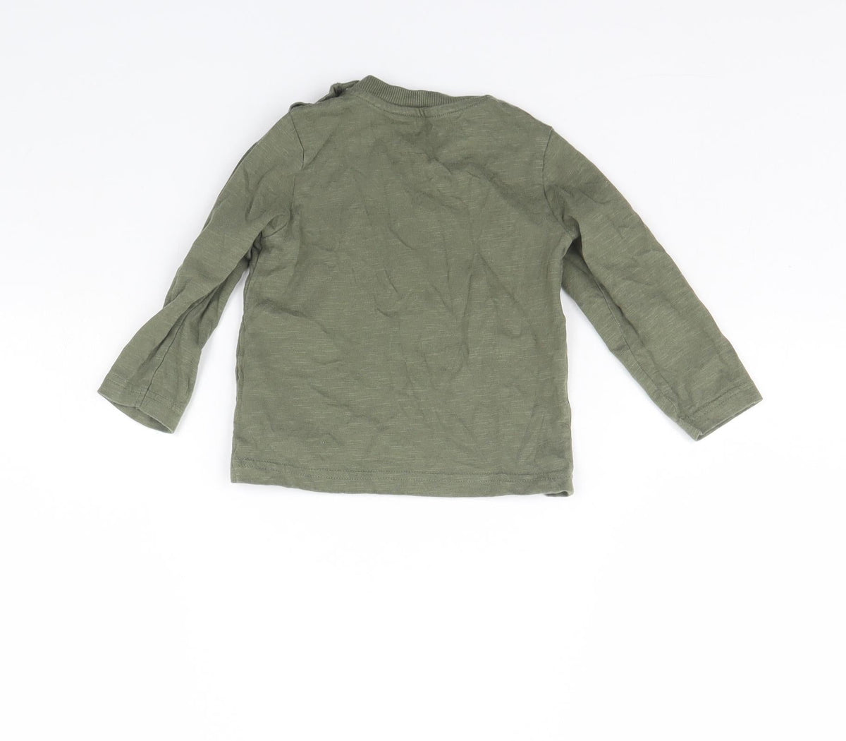 Nutmeg Baby Green   Basic T-Shirt Size 12 Months  - Badger