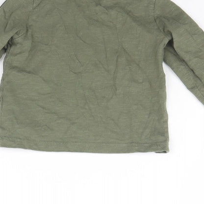 Nutmeg Baby Green   Basic T-Shirt Size 12 Months  - Badger