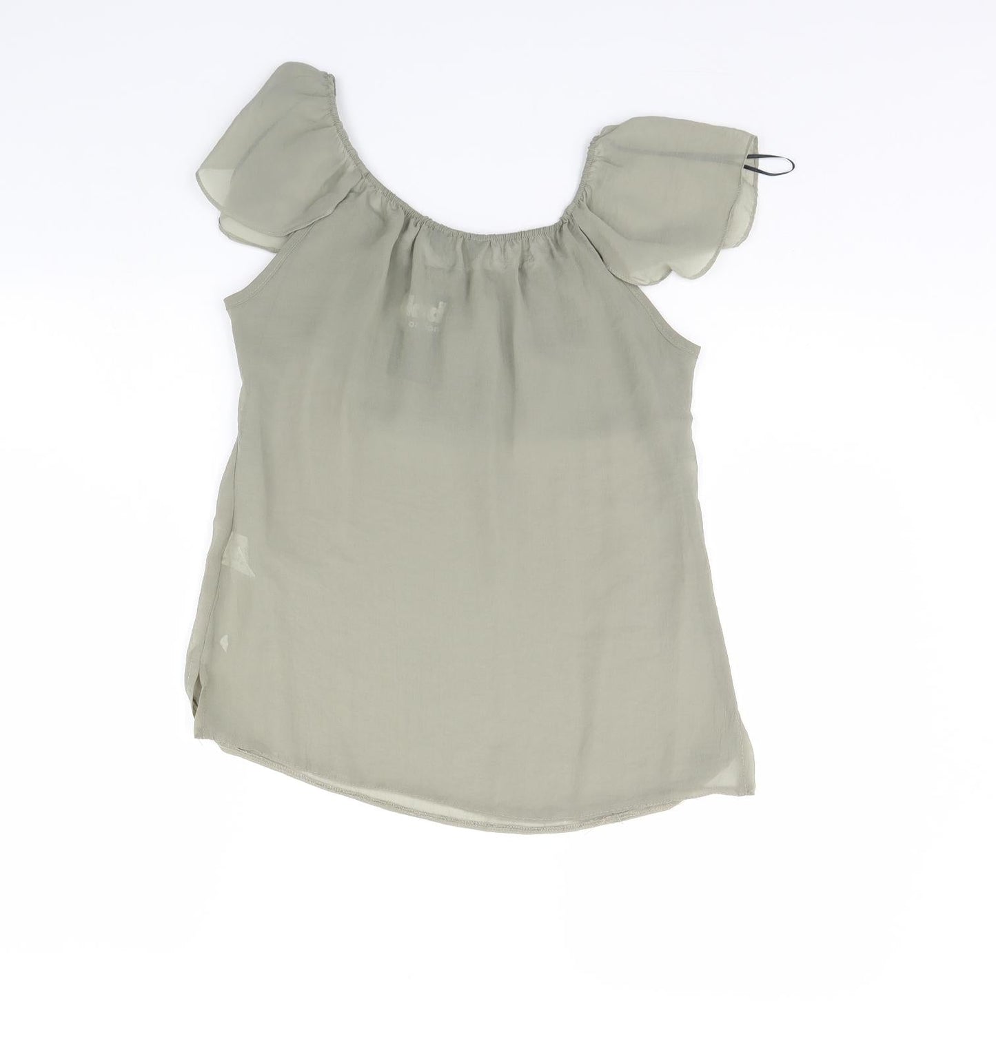 Womens UK Size 10 K&D Green Basic Blouse