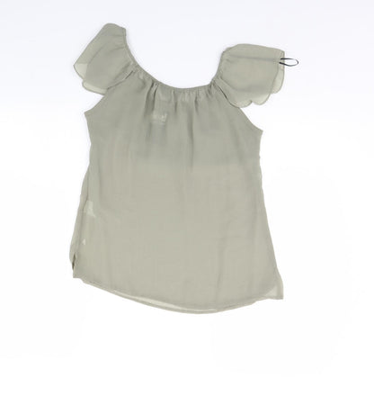 Womens UK Size 10 K&D Green Basic Blouse