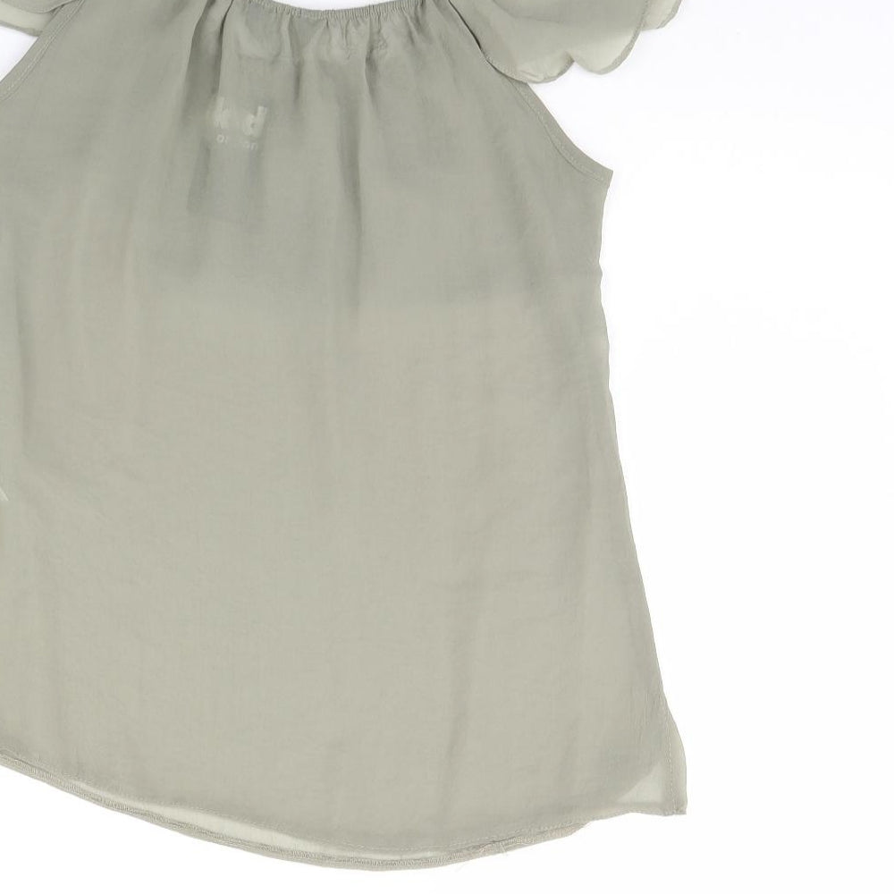 Womens UK Size 10 K&D Green Basic Blouse