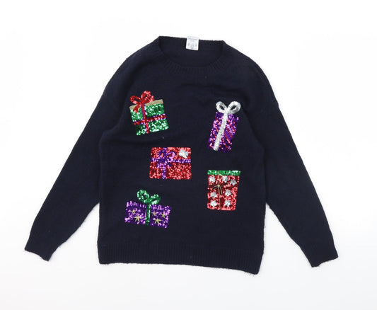 George Womens Blue   Pullover Jumper Size S