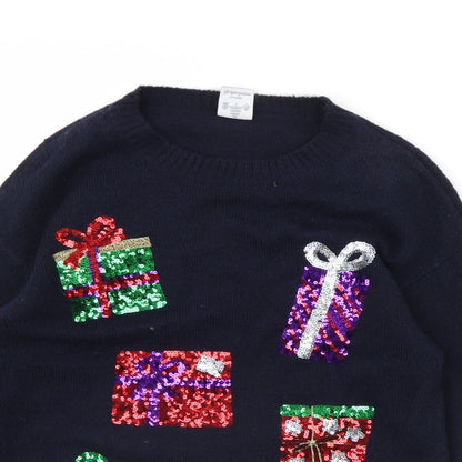 George Womens Blue   Pullover Jumper Size S