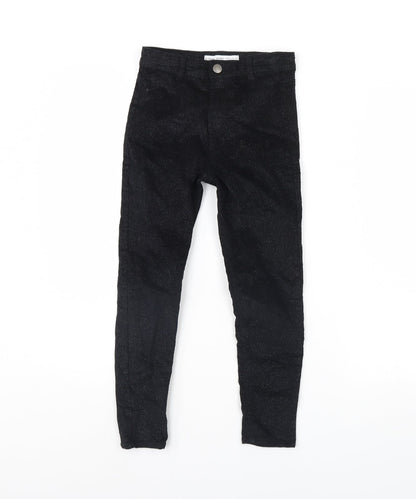 Denim & Co. Girls Black   Skinny Jeans Size 8 Years