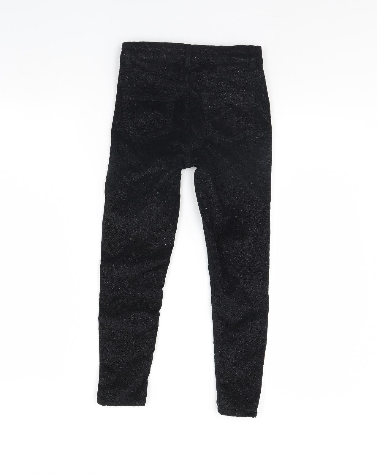 Denim & Co. Girls Black   Skinny Jeans Size 8 Years