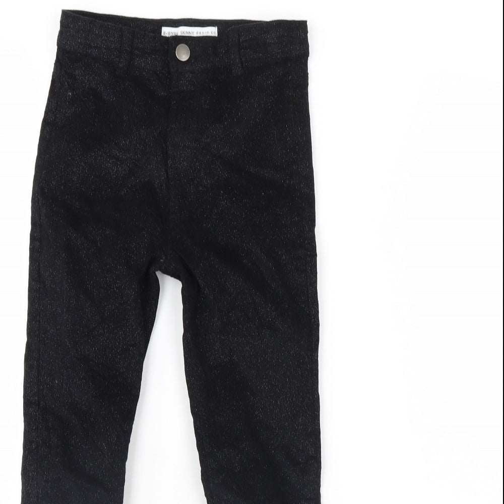 Denim & Co. Girls Black   Skinny Jeans Size 8 Years