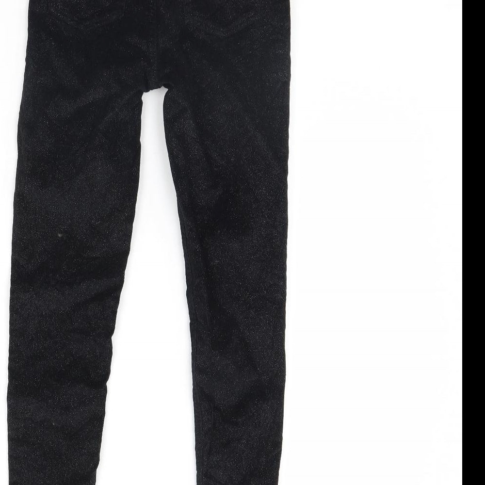 Denim & Co. Girls Black   Skinny Jeans Size 8 Years