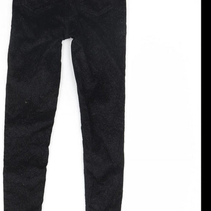 Denim & Co. Girls Black   Skinny Jeans Size 8 Years