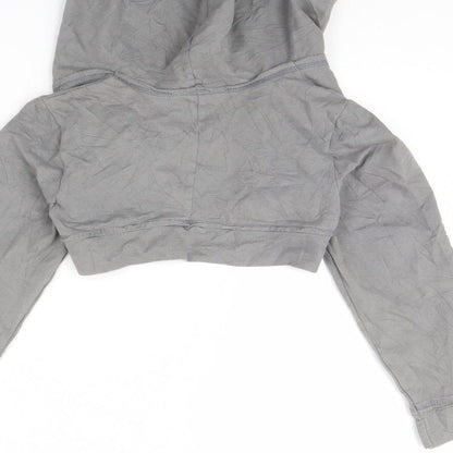 Brand and care label for Tu girls’ grey jacket, size 9, years
