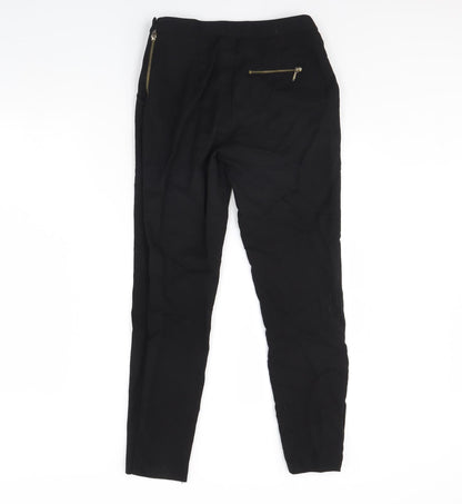 Womens UK Size 8 ASOS Regular Fit Dress Pants Black Trousers
